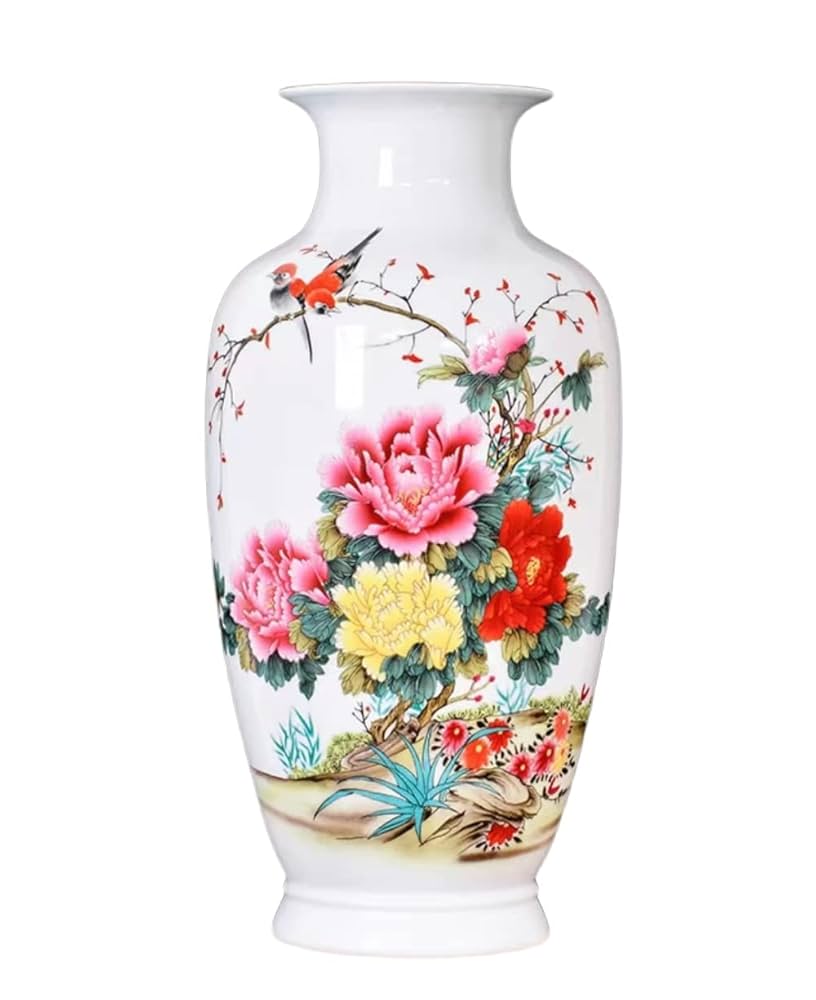 は*み様 中国　花瓶 Amazon.co.jp: 中国のセラミック花瓶白大型中国の花瓶磁器の花の